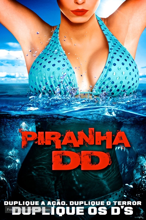 Piranha 3DD - Brazilian DVD movie cover