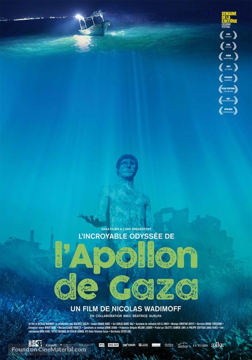 L&#039;Apollon de Gaza - French Movie Poster