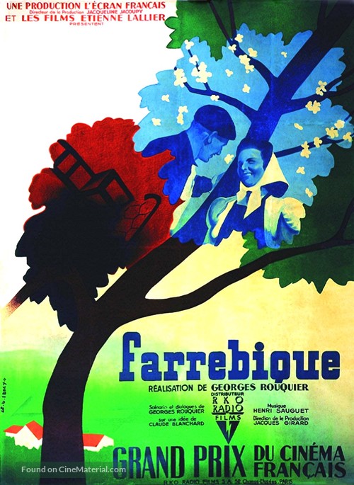 Farrebique ou Les quatre saisons - French Movie Poster