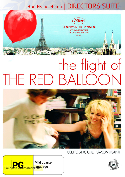 Le voyage du ballon rouge - Australian DVD movie cover