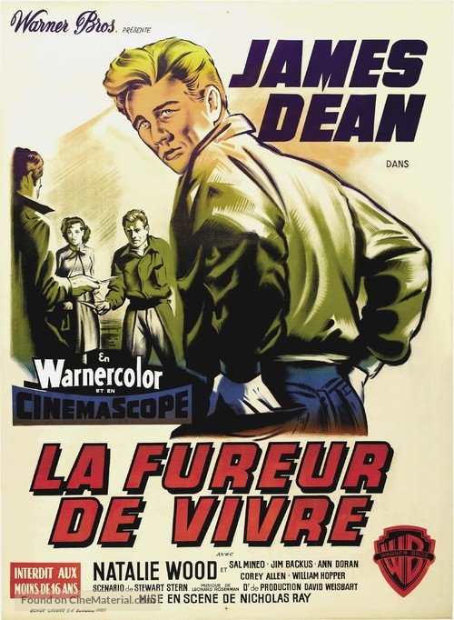 Rebel Without a Cause - French Movie Poster