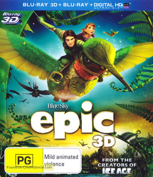 Epic - Australian Blu-Ray movie cover