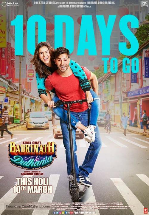 Badrinath Ki Dulhania - Indian Movie Poster