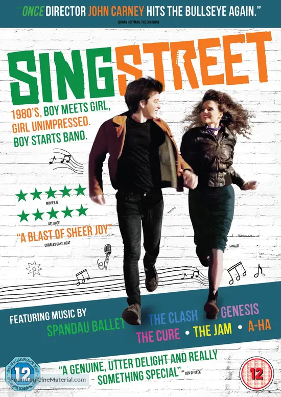 Sing Street - British DVD movie cover