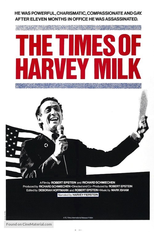 The Times of Harvey Milk - Movie Poster