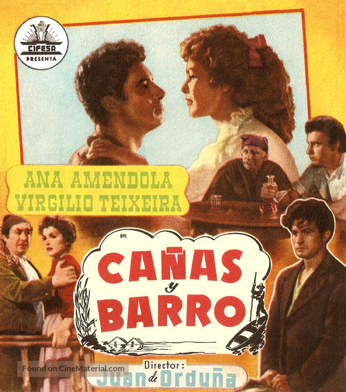 Ca&ntilde;as y barro - Spanish Movie Poster