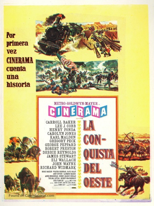 How the West Was Won - Spanish Movie Poster