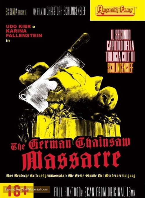 Das deutsche Kettens&auml;gen Massaker - Italian DVD movie cover