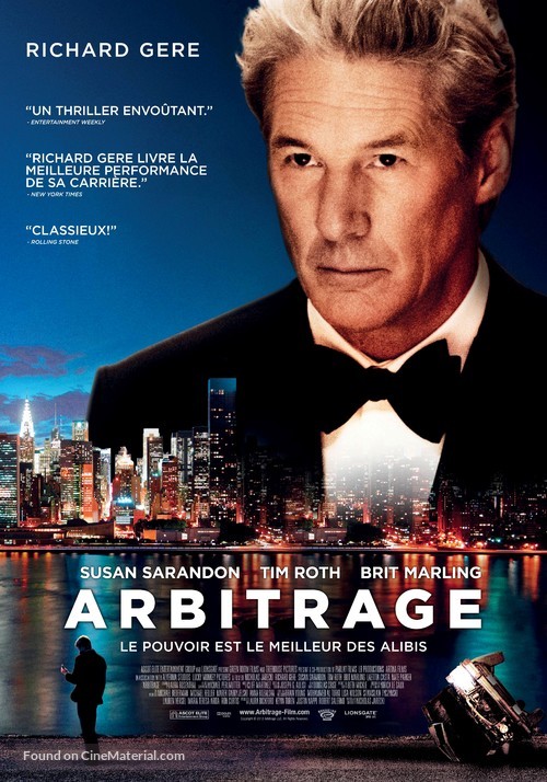 Arbitrage - Swiss Movie Poster