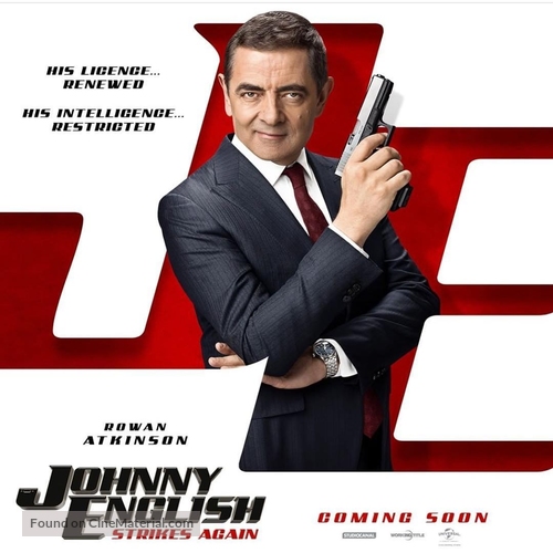 Johnny English Strikes Again - British Movie Poster