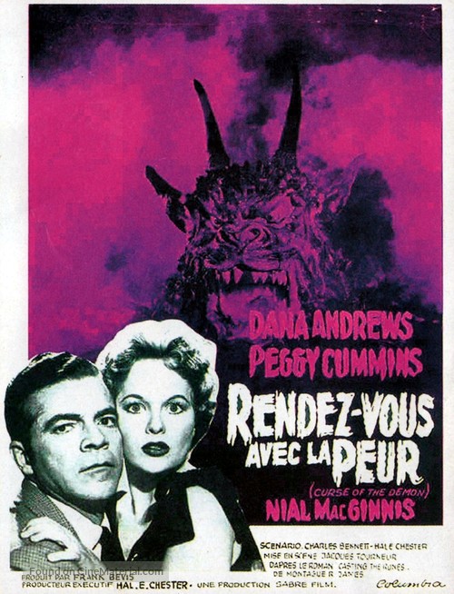 Night of the Demon - French Movie Poster