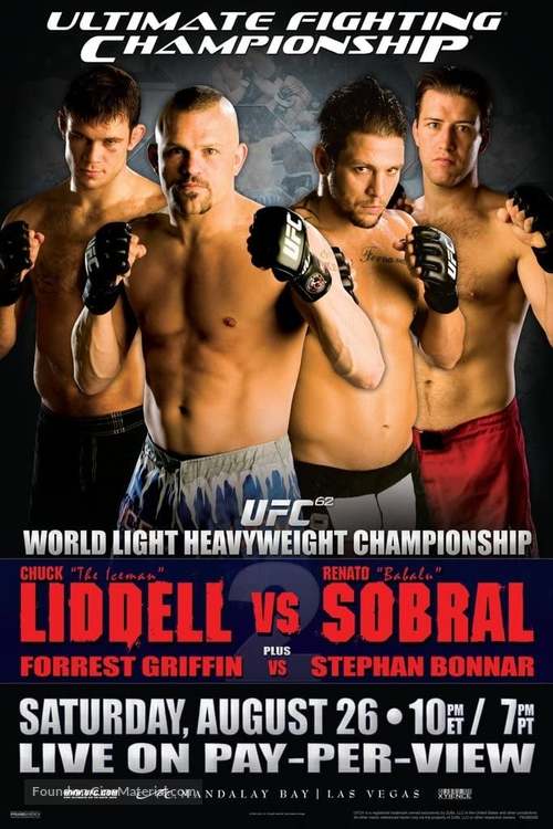 UFC 62: Liddell vs. Sobral - Movie Poster