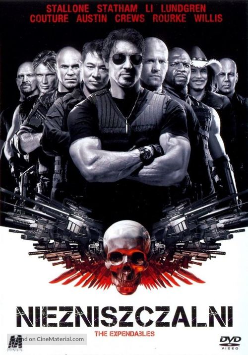 The Expendables - Polish DVD movie cover