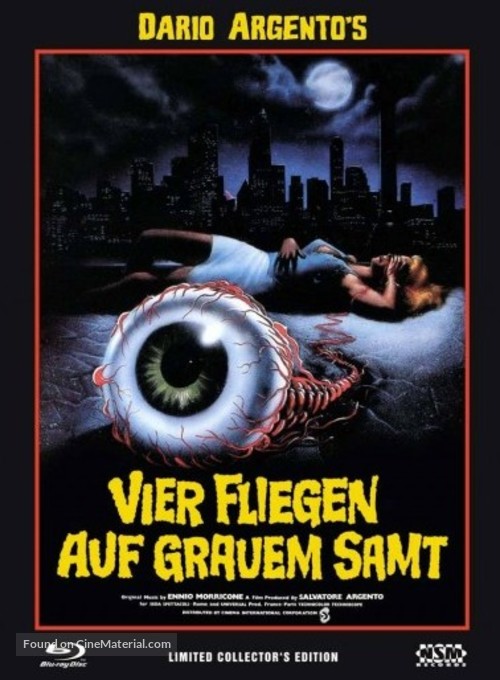 4 mosche di velluto grigio - Austrian Blu-Ray movie cover