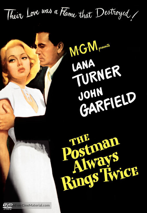 The Postman Always Rings Twice - DVD movie cover