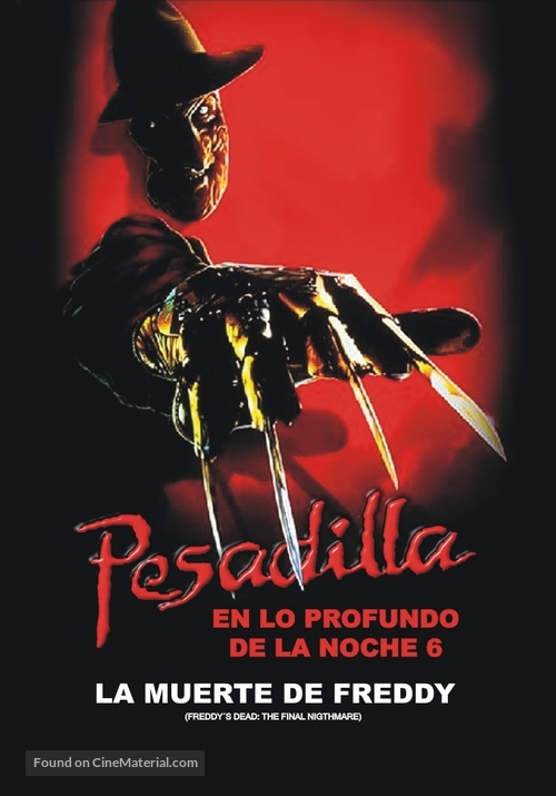 Freddy&#039;s Dead: The Final Nightmare - Argentinian DVD movie cover