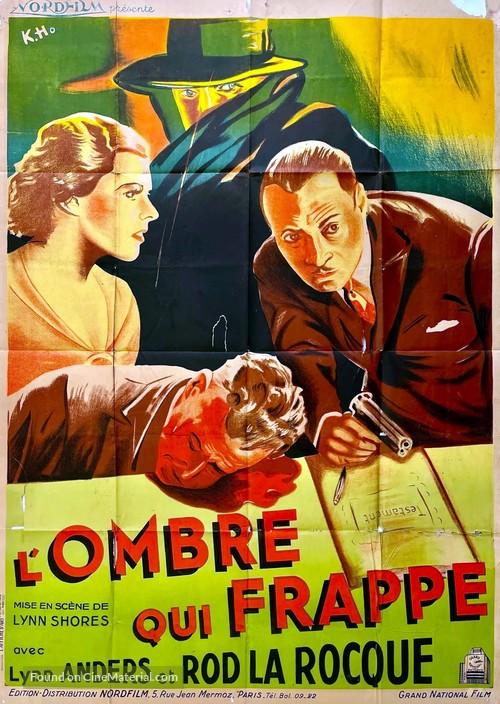 The Shadow Strikes - French Movie Poster