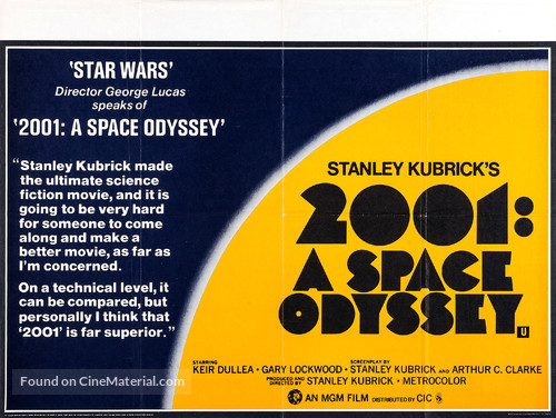 2001: A Space Odyssey - British Movie Poster