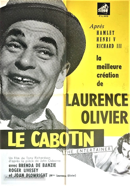 The Entertainer - French Movie Poster