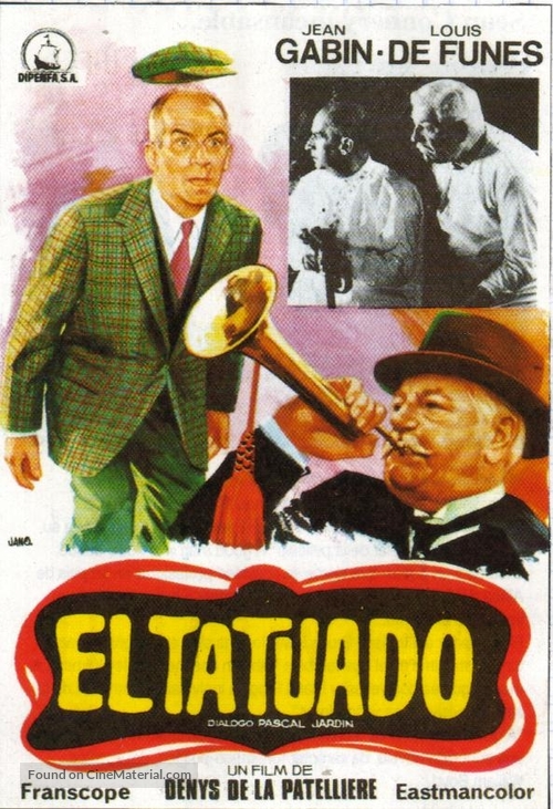 Le tatou&eacute; - Spanish Movie Poster