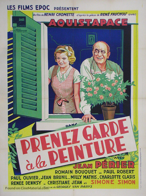 Prenez garde &agrave; la peinture - French Movie Poster