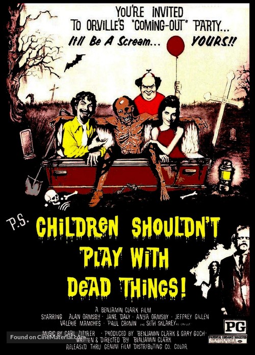 Children Shouldn&#039;t Play with Dead Things - Movie Poster