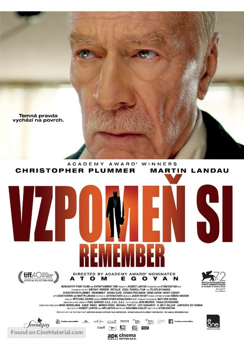 Remember - Czech Movie Poster