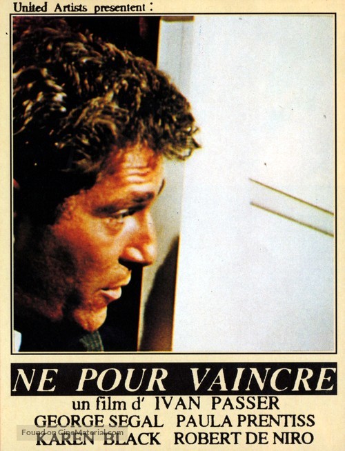 Born to Win - French Movie Poster