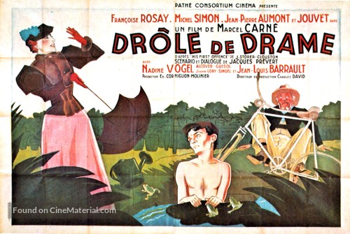 Dr&ocirc;le de drame ou L&#039;&egrave;trange aventure de Docteur Molyneux - French Movie Poster