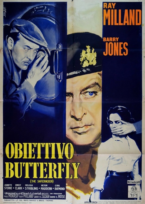 The Safecracker - Italian Movie Poster