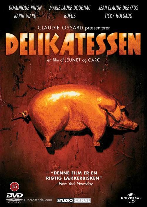 Delicatessen - Danish DVD movie cover