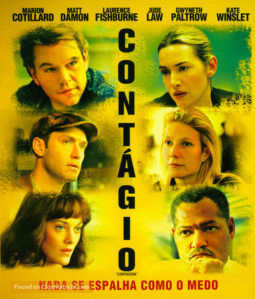 Contagion - Brazilian Blu-Ray movie cover