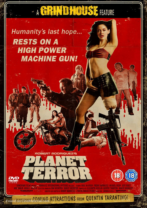 Grindhouse - British DVD movie cover