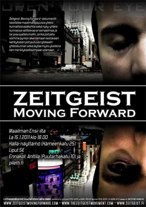 Zeitgeist: Moving Forward - Finnish Movie Poster