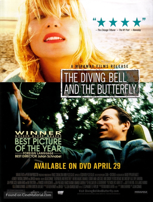 Le scaphandre et le papillon - Movie Poster
