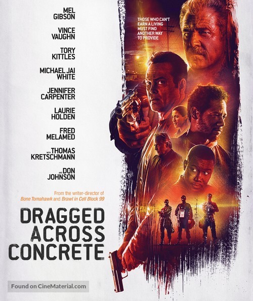 Dragged Across Concrete - Blu-Ray movie cover
