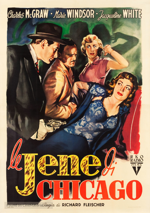 The Narrow Margin - Italian Movie Poster