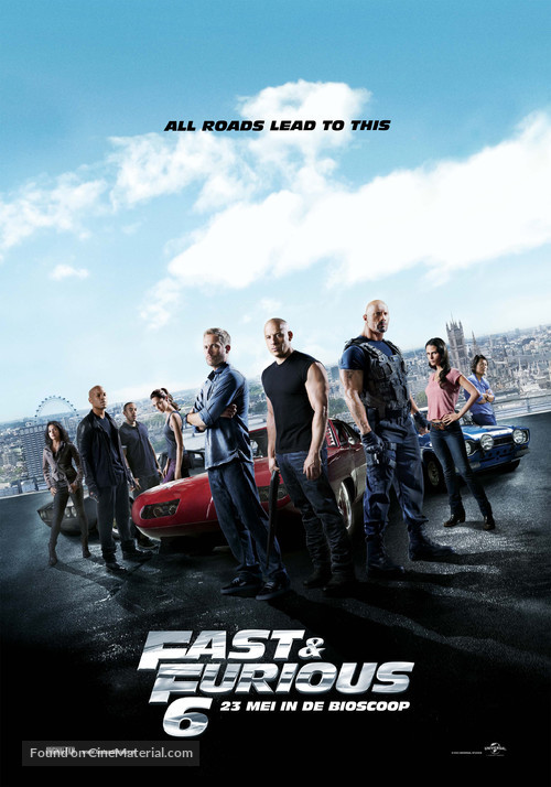 Fast &amp; Furious 6 - Dutch Movie Poster