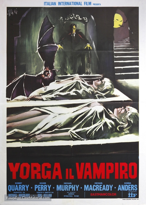 Count Yorga, Vampire - Italian Movie Poster