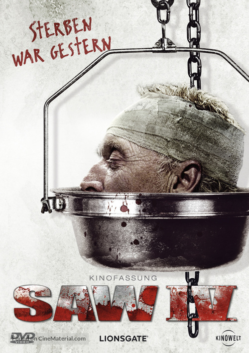 Saw IV - German DVD movie cover