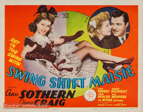 Swing Shift Maisie - Movie Poster
