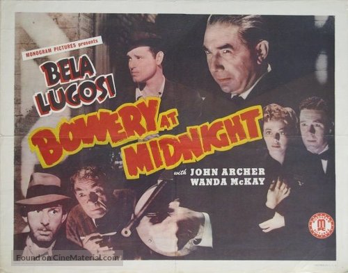 Bowery at Midnight - Movie Poster
