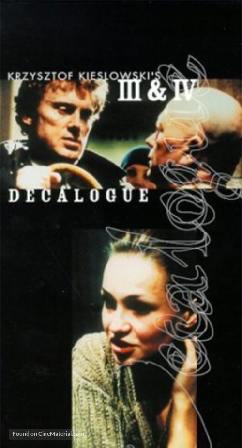 &quot;Dekalog&quot; - VHS movie cover