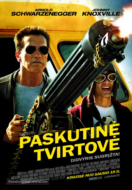 The Last Stand - Lithuanian Movie Poster