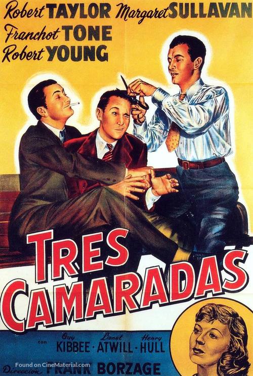 Three Comrades - Spanish Movie Poster