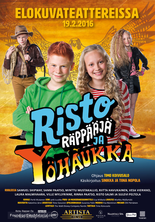 Risto R&auml;pp&auml;&auml;j&auml; ja y&ouml;haukka - Finnish Movie Poster