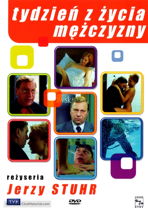 Tydzien z zycia mezczyzny - Polish DVD movie cover