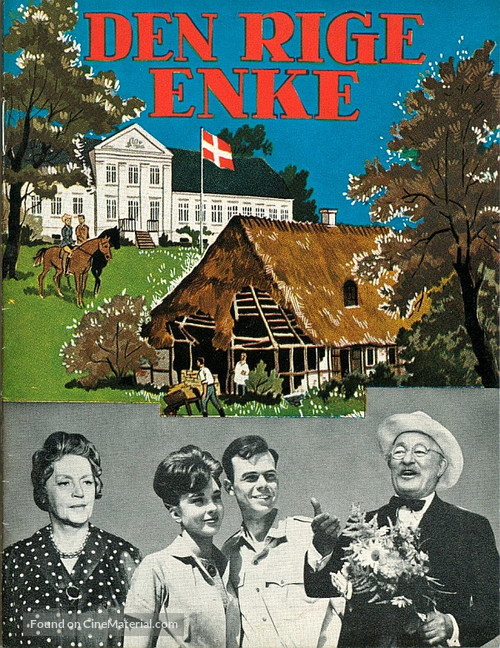 Den rige enke - Danish Movie Poster