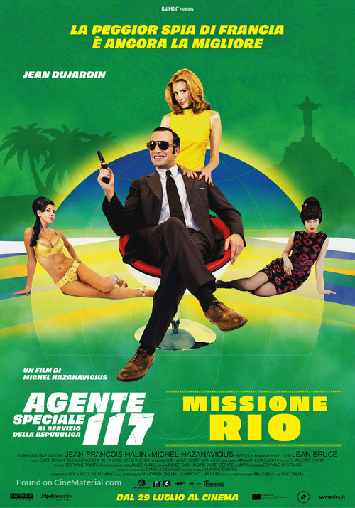 OSS 117: Rio ne repond plus - Italian Movie Poster