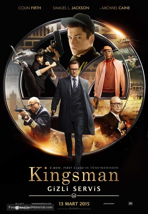 Kingsman: The Secret Service - Turkish Movie Poster